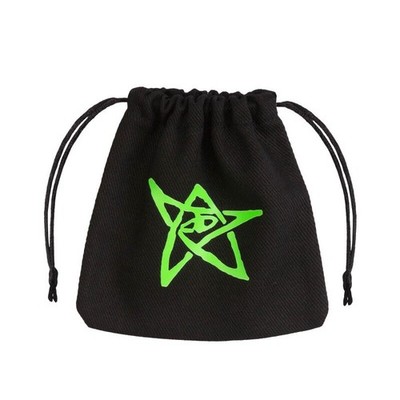 Call of Cthulhu Black & green Dice Bag / Würfelbeutel Q Workshop Schwarz Grün