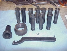 Atlas South Bend Metal Lathe 3C Collets Thread Protector Sleeve & Wrench 