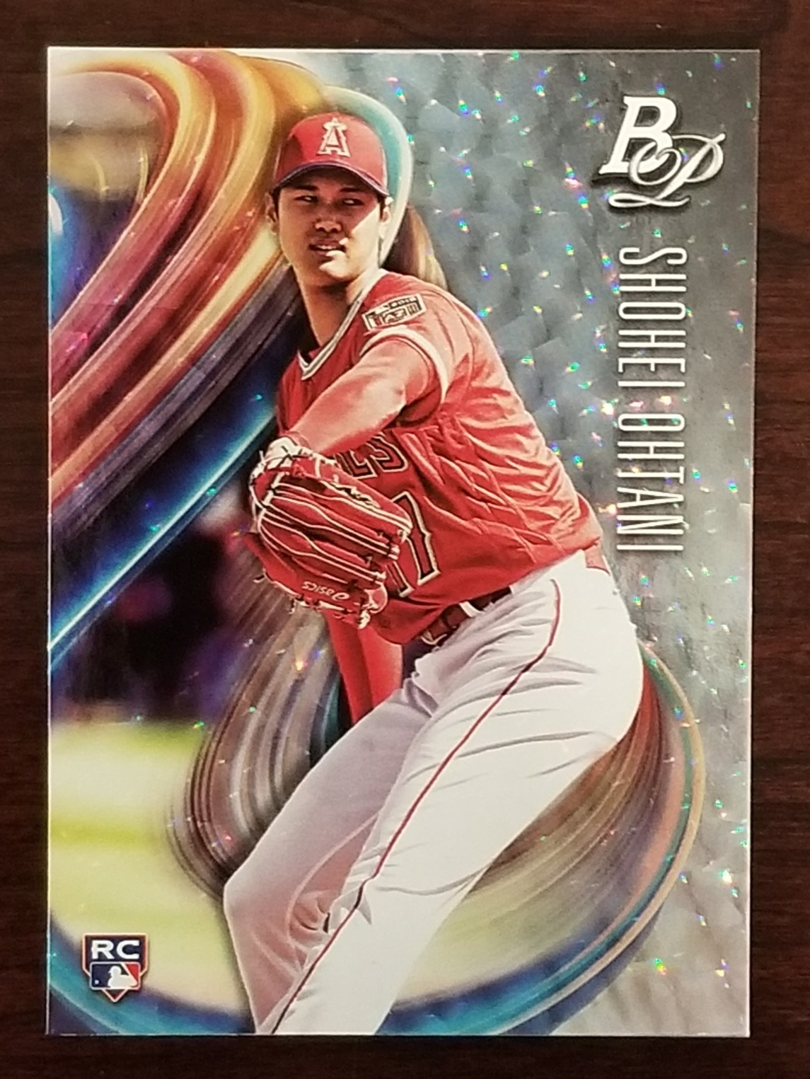 2018 Bowman Platinum ICE FOIL RC #34 SHOHEI OHTANI Rookie Card LA Dodgers Angels