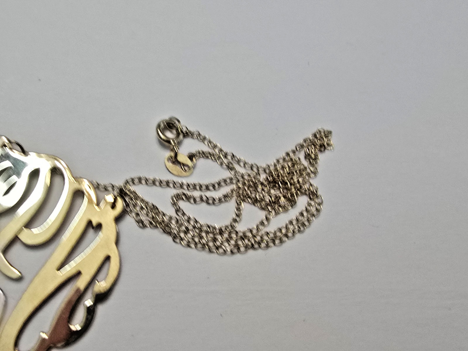 Sterling Silver 925 Script Monogram Initials Pend… - image 8