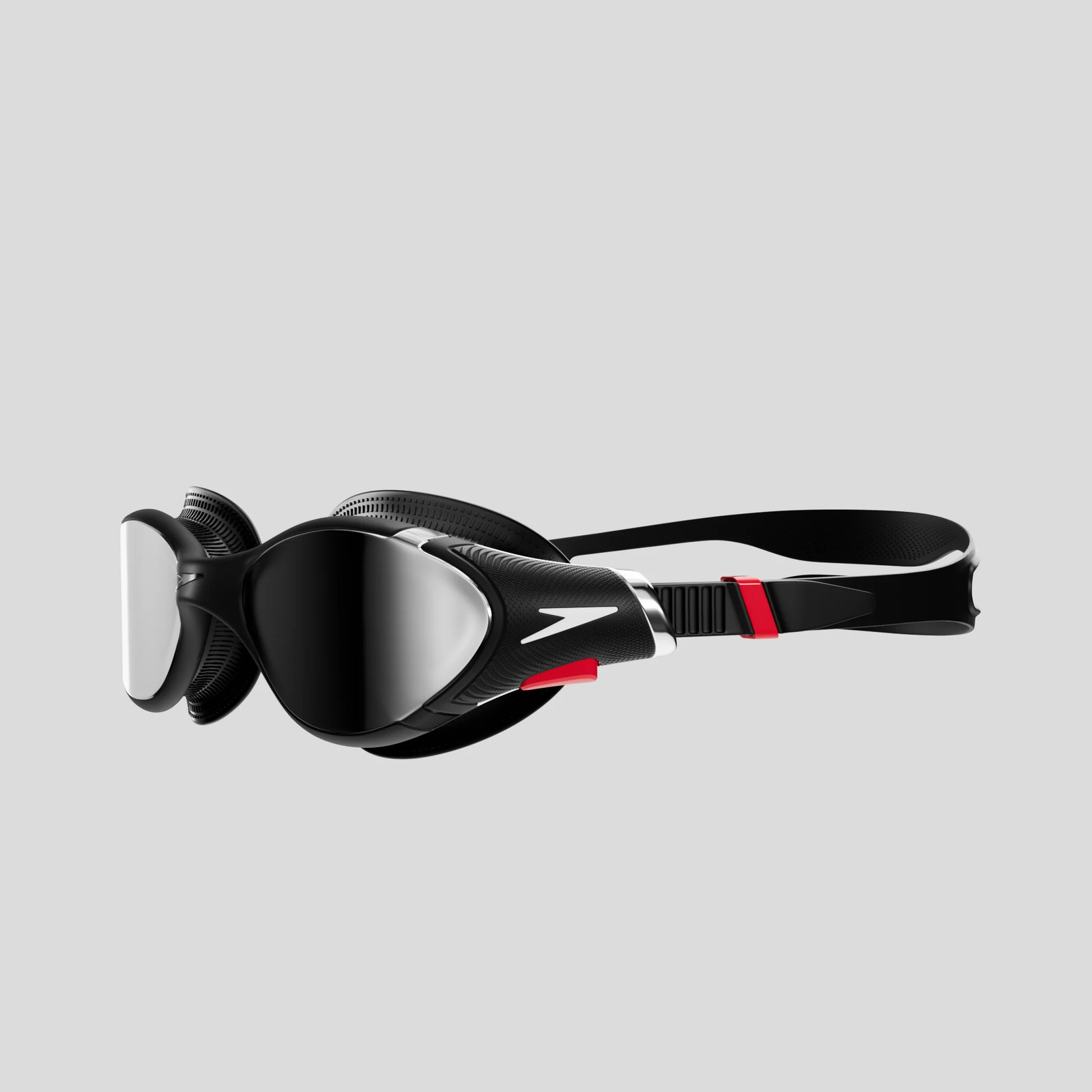 Speedo Biofuse 2.0 Mirrored Goggles, Black/Silver