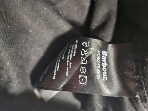 Barbour International Overshirt Mens Size Medium M Black Shirt - Picture 9 of 13