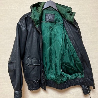Lord Anthony Loldanthony Lamb Leather Sheepskin Hooded Rider'S Jacket L Quilted