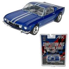 Afx 22086 1966 Ford Mustang Fastback Metallic Blue Ho Slot Car Collector Series Afx 22086 1966 Ford Mustang Fastback Metallic Blue Ho Slot Car Collector Series