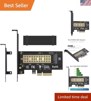 High-Performance M.2 NVMe Adapter with Aluminum Cooling for SSDs - Classic Style