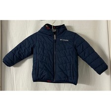 Columbia Baby Boy Reversible Jacket Double Trouble Navy Blue 18-24 Months