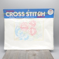 "Rose Bouquet Sampler" Special Edition by Bucilla Stamped Linen 63543 NEW SEALED