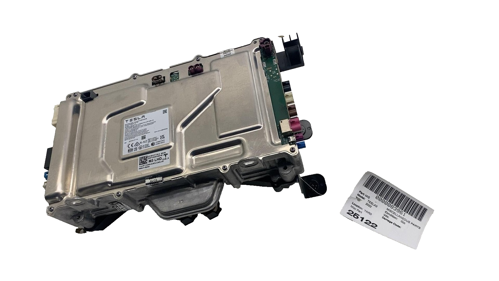 ⭕ 17-23 Model 3 MCU Media Control Unit Service Car Computer Module 1681271-00-G