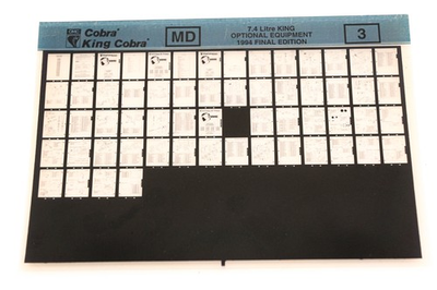 #ad 1994 Final Edition King Cobra 7.4L King Optional Equipment #3 Microfiche $10.62