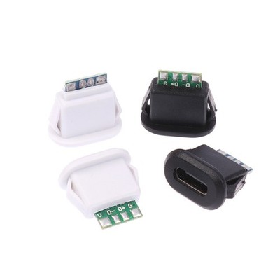 USB Waterproof Connector Type-C Tail Plug Interface Connector 5A 20V HighCurrent