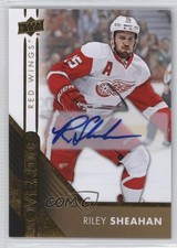 2016-17 Upper Deck Overtime Gold Foil Auto Riley Sheahan #18 Auto 3gu