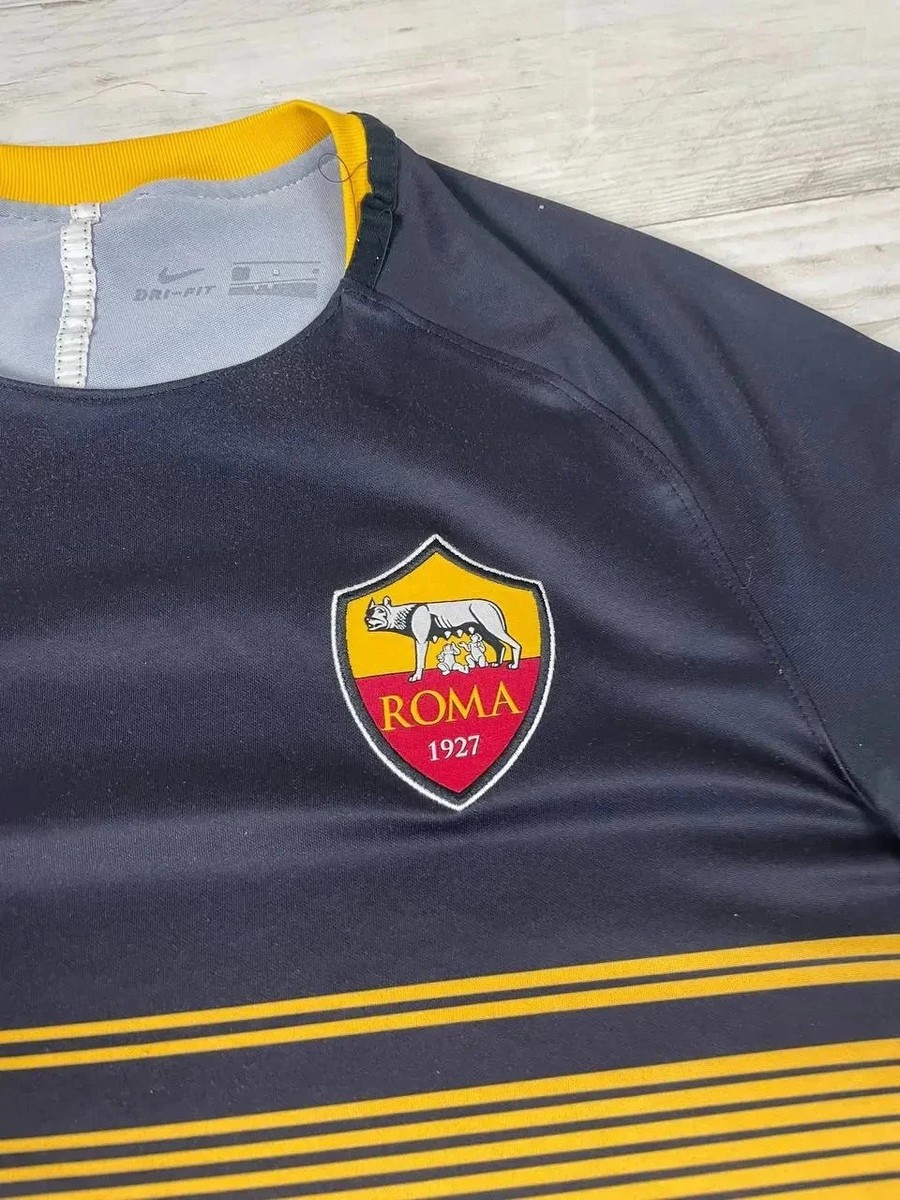 Nike AS Roma 2018 2019 Pre Match Shirt Soccer Jersey Men Size L