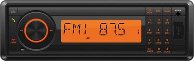 Phonocar VM016 1-DIN Auto/LKW/Bus Autoradio für 12-24V - Bluetooth/USB/SD/DAB+ - Bild 1 von 3