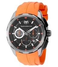 Technomarine Men's TM-318099 OCEAN Quartz Black Dial Watch