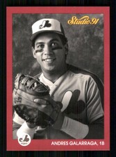 1991 Studio #197 Andres Galarraga Montreal Expos 66638