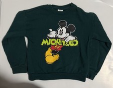 Disney Mickey Co. Sweatshirt Kids 9yr Mickey Mouse Graphic Crewneck Sweatshirt