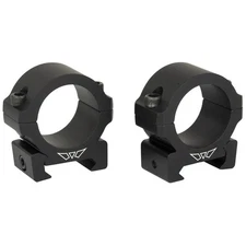 Warne Vapor Horizontal 1" Low Scope Rings Matte Black Fits Picatinny - V600M