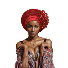 African Turban Aso Oke Gele has made handmade African Turban Hats for parties...