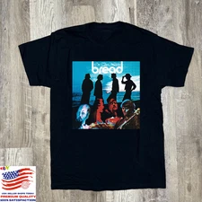 Bread band On The Waters ALbum Black Cotton T Shirt Full Size S-5XL