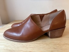 Madewell Leather Shoes Flats Womens 7 The Lucie Shoe Cut Out Classic Brown