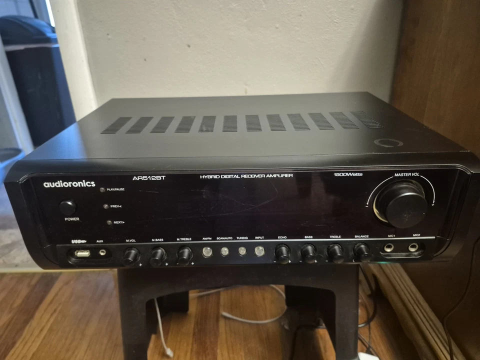 Pyle Hybrid Model PT272AUBT Wireless Bluetooth Home Theater Receiver Black - Image 4 of 4