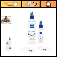 Lens Cleaning Kit - 8 oz  2 oz Spray with Microfiber Cloths for Optics  Glasse