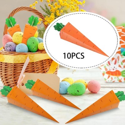 10er Set Süßigkeitendosen in Karottenform, ideal als Geschenke