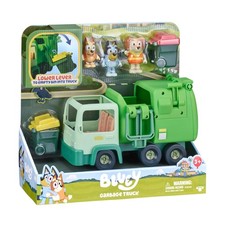 Bluey Garbage Truck Toy Playset with Bluey Bingo and Bin Man Figures