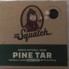 Dr. Squatch Pine Tar Soap for Men - 5oz