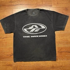 The Weekend After Hours Til Dawn T Shirt Mens 2XL Black Acid Wash Face Tee 2025