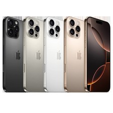 Apple iPhone 16 Pro Max 256GB 6.9" 5G Unlocked, Titanium. US Version Very Good