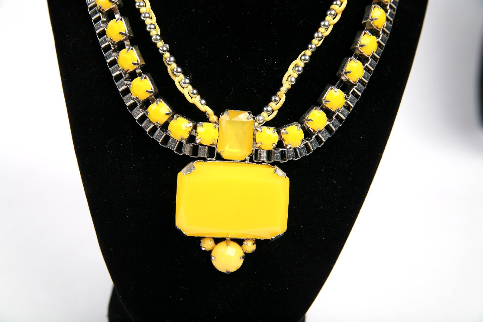 Vintage Inspired Multi Strand Statement Necklace … - image 3