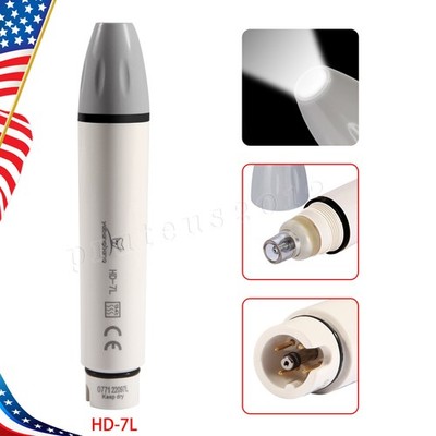 LED Fiber Optic Piezo Ultrasonic Scaler Handpiece Fit SATELEC DTE Tips HD-7L