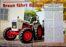 Schlepper Post 02/2019 David Brown 1210 Allrad in einer seltenen Vorstellung auf