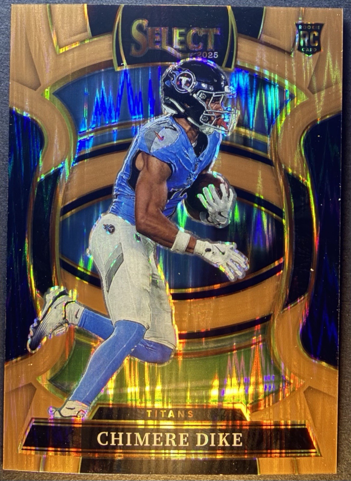 2025 Panini Select - Concourse Chimere Dike #27 COPPER Shock Prizm /899 (RC)