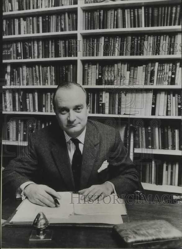 1967 Press Photo James Leasor, author of Singapore Battle That Changed the World