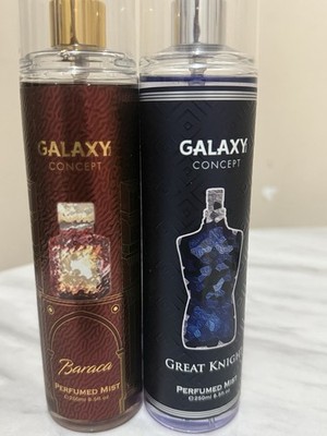 Galaxy Concept Perfumed Mist 8.5 fl oz Baraca Great Knight Body Spray Duo