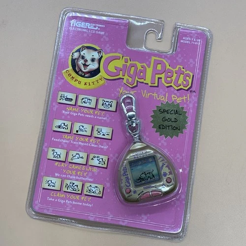 Vintage TIGER Giga Pets Compu Kitty 1997 New Sealed
