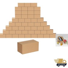 50 Pack 8x4x4 Inch Eco-Friendly Corrugated Shipping Boxes for Secure Packing