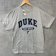 NWT Duke University Blue Devils T-Shirt Men’s Medium Gray Delta Pro Weight NCAA
