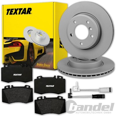 TEXTAR BREMSSCHEIBEN 312mm + BELÄGE VORNE für MERCEDES E-KLASSE W211 + CLS C219