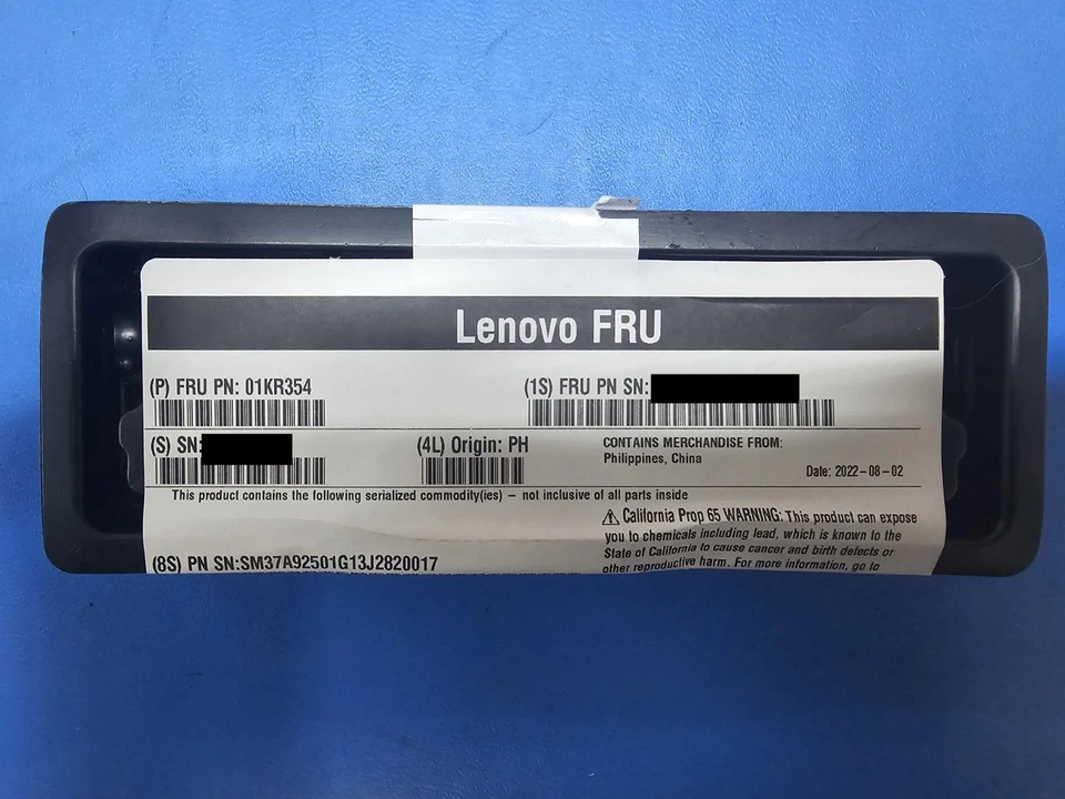 01KR354 LENOVO 16GB (1X16GB) 2RX8 PC4-2933Y SERVER MEMORY 4ZC7A08708 4Z7A62799 - Image 4 of 4