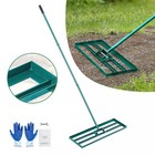 Lawn Leveller 90cm Levelling Rake Lute Steel 2m Extendable Handle Grass UK
