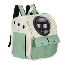 Pet Portable Travel Backpack Carrier for Small Cat Pet Dog Green