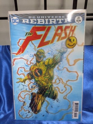 The Flash #21C Lenticular Variant Rebirth The Button part 2 (DC Comics, 2016) NM