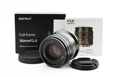 [Top MINT] AstrHori 50mm F2.0 Full Frame Lens For Canon EF-M/RF Nikon Sony Fuji