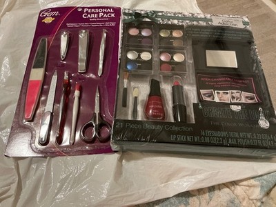 Vintage 8 piece GEM Personal PACK and COLOR ADDICTION 21 PIECE BEAUTY COLLECTION