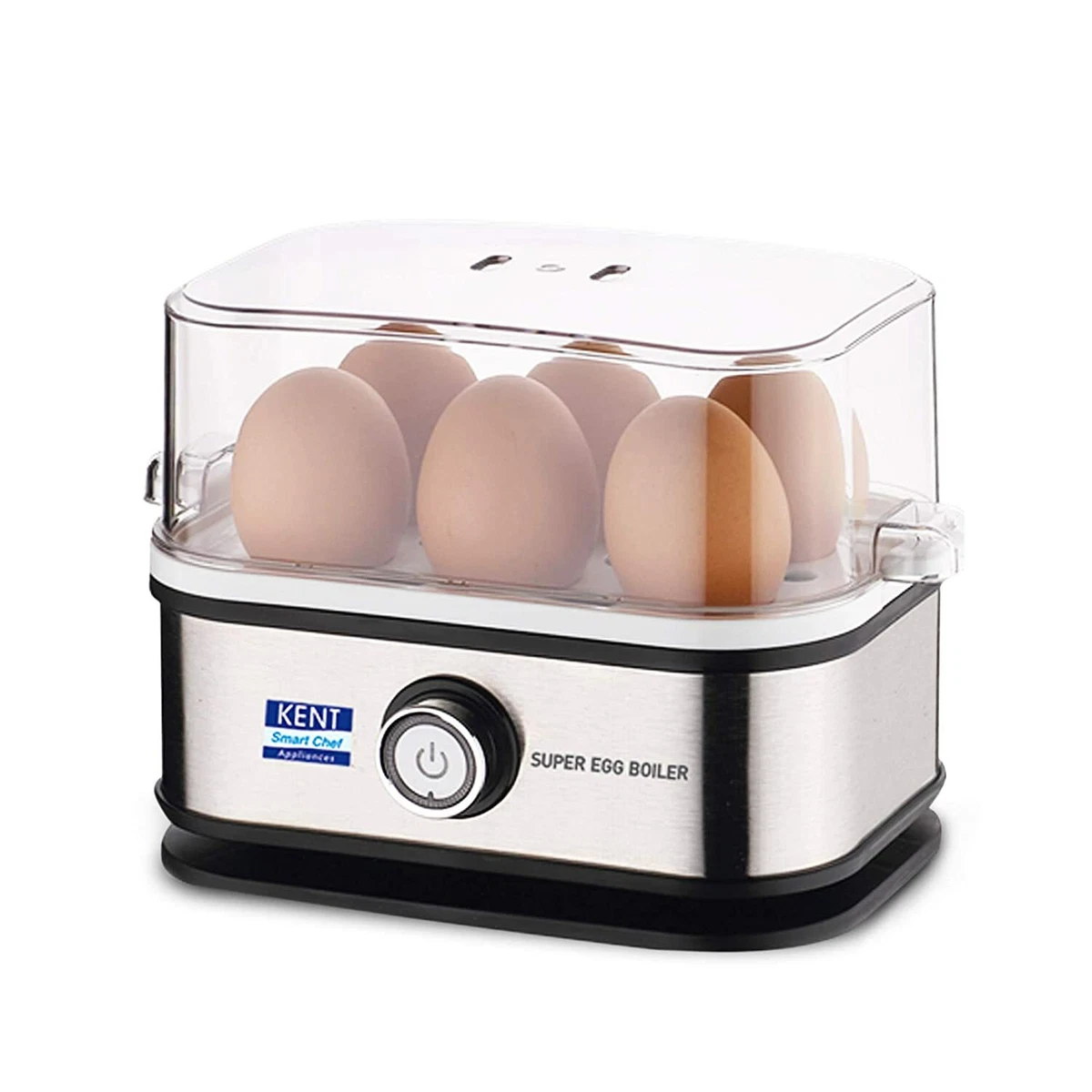 Kent Super Egg Boiler 400 Watt 220V Boil 6 Eggs in Just 3 Minutes