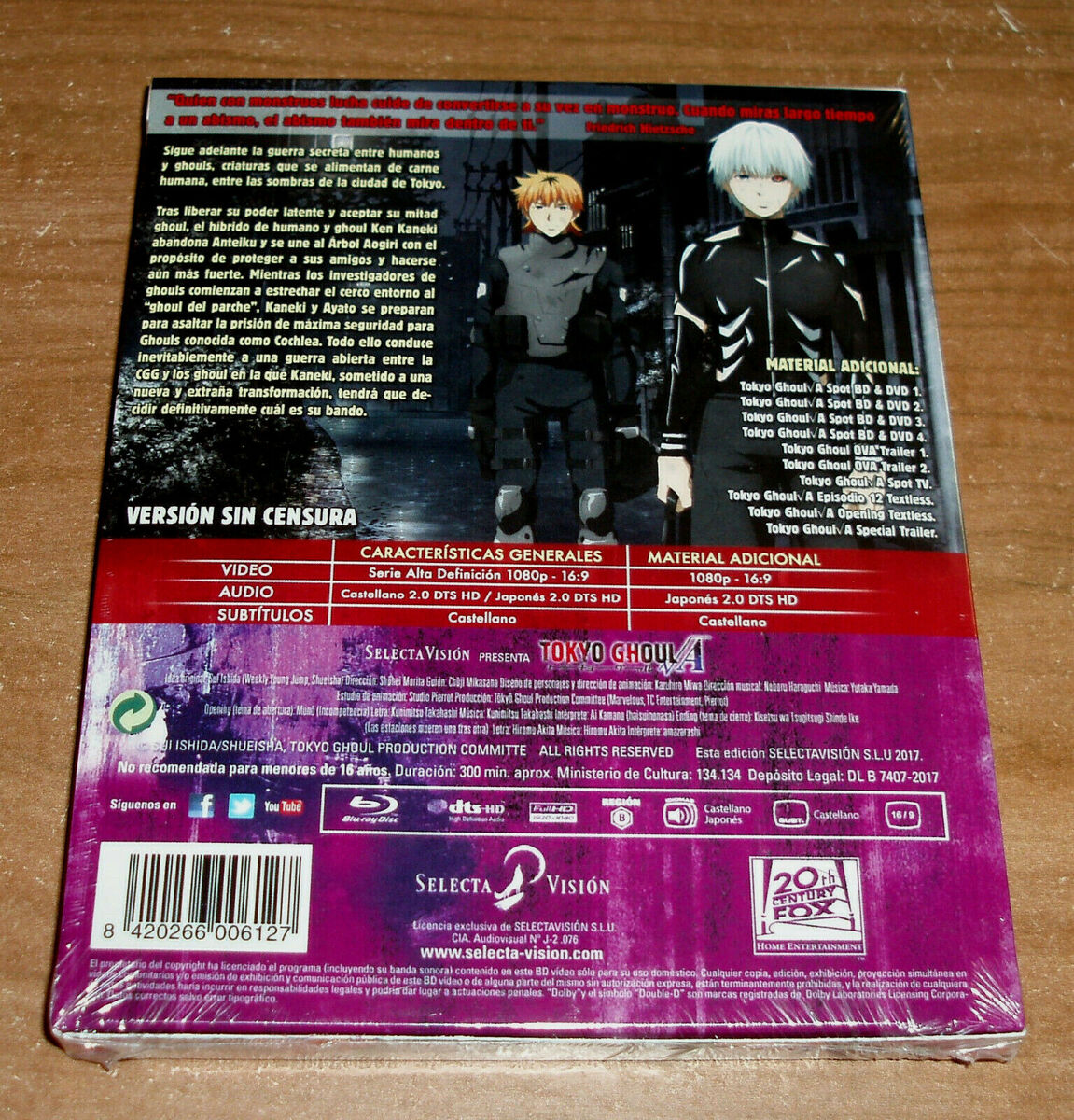 Tokyo Ghoul - Season 2 - Blu-Ray