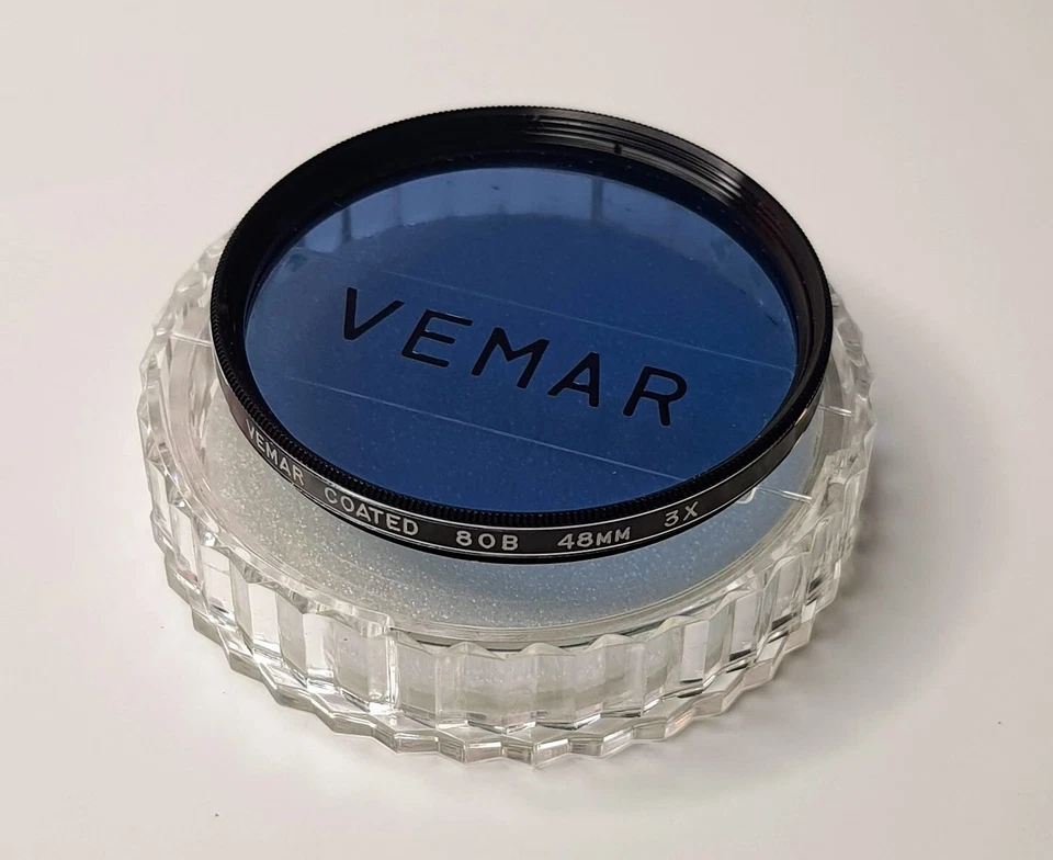 Genuine Vemar 48mm 80B 80-B 80 B Color Conversion Glass Lens Filter Japan 48 mm - Image 2 of 4